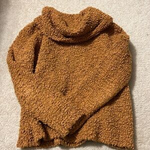 Burnt orange sweater